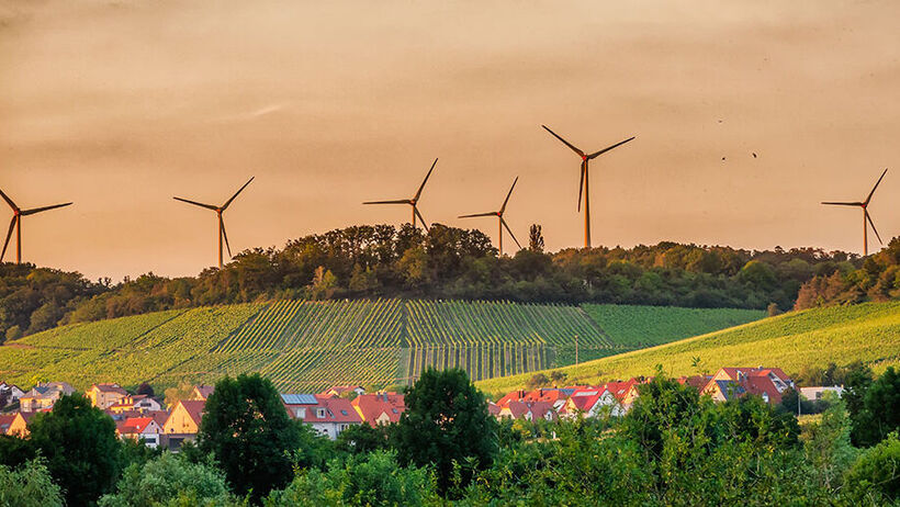 Windräder am Horizont